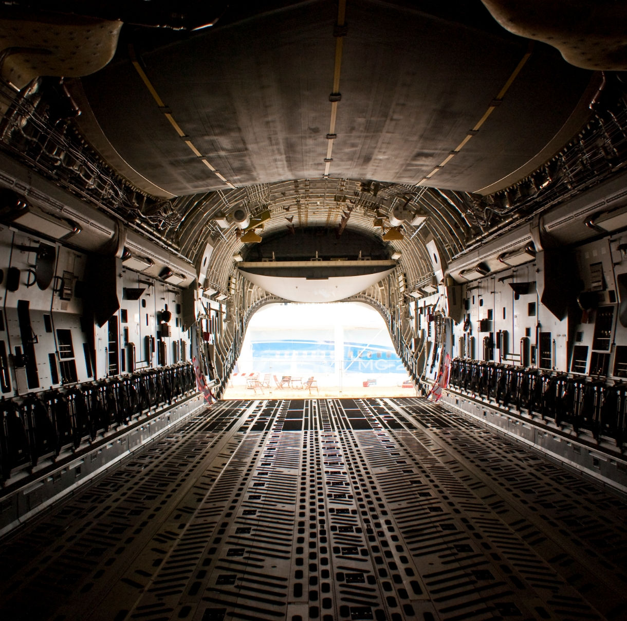 Farnborough Airshow 2010 - C17 Cargo Bay
