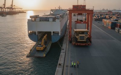 Heavy equipment ocean freight: 3 methods for overseas transit