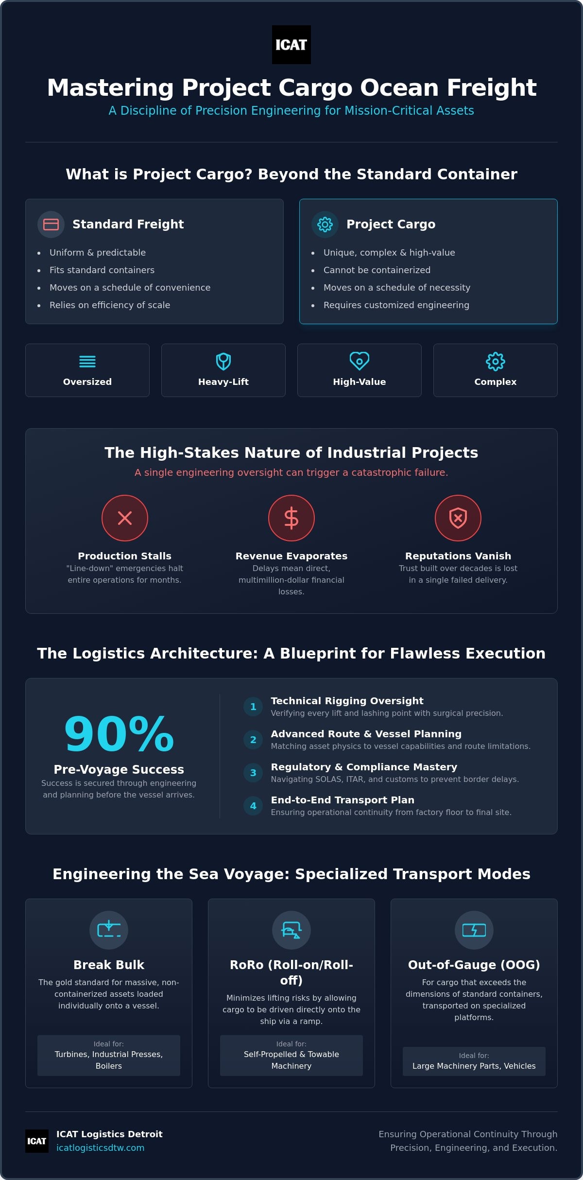 Project Cargo Ocean Freight: Navigating Mission-Critical Industrial Moves