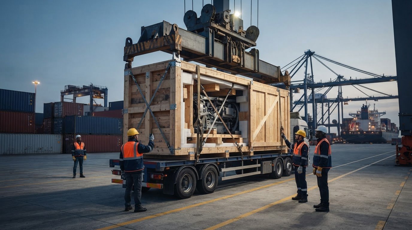 Heavy Machinery Crating: Protection & Freight Guide – Hero Image Heavy Machinery Crating: Protection & Freight Guide