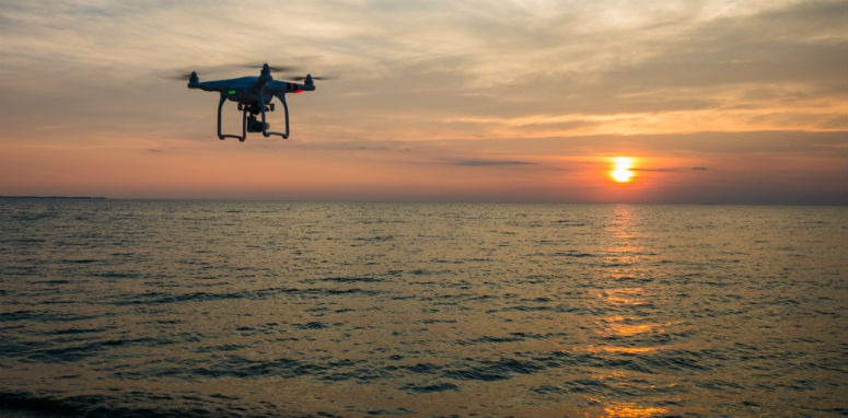 sunset over the ocean